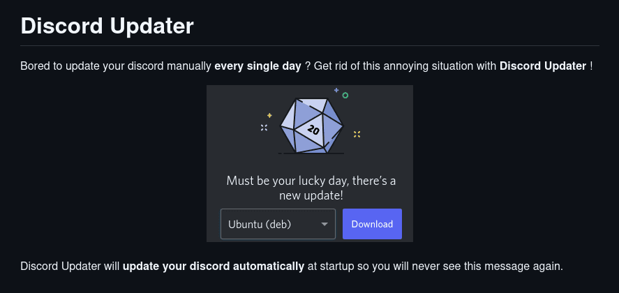 Apercu du projet Scripting linux